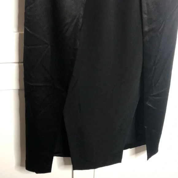 HALSTON Evening Collection Black Dress - Picture 2 of 8